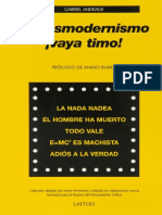 El postmodernismo: un movimiento irracional