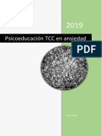 Psicoeducación TCC ansiedad