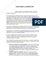 Inteligencia Emocional y Gestión Del Cambio