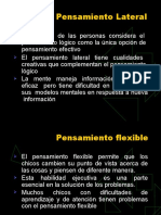 Pensamiento Flixible y Lateral - Nelson Gonzales