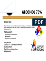 ETIQUETA Alcohol 70% PDF