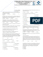 Evaluacion de Fisica DE 7 GRADO 3 Periodo