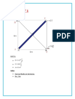 Ejercicio #1: Datos: Hallar Fuerzas Finales en Las Barras R, R