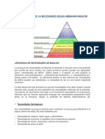 Necesidades de Maslow PDF