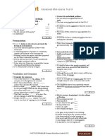 Advanced Mid-Course Test A: Listening 1 Listen To Six Recordings. Which Speaker Is Describing ..