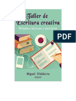 ARTE. ESCRITO++TALLER DE ESCRITURA CREATIVA. Miguel D' Addario.