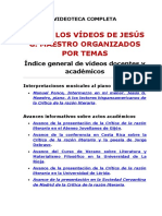 Todos Los Vídeos de Jesús G. Maestro Organizados Por Temas