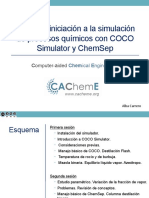 Curso COCO Simulator ChemSep D1y2 v.1