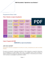 REPASO Secundaria 1 Aprende en Casa Semana 1 Materias Especificas