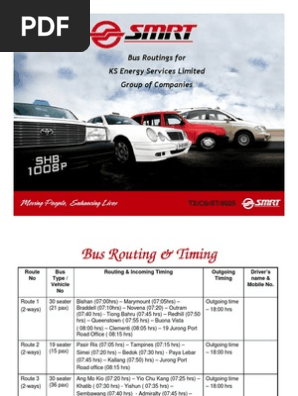 MRT Pick-up locations