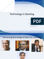 Technology in Banking: Chaitanya Gawde Imran Aziz Melvin Mendocca Prasanna Devale Parikshit Loke
