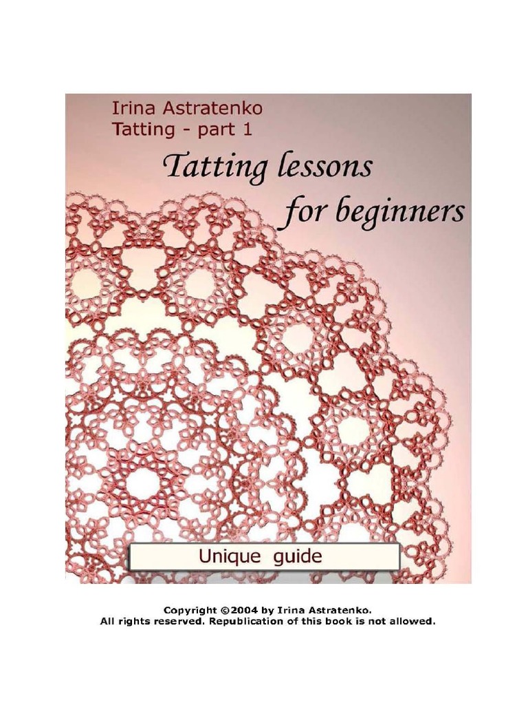 Tatting Lessons For Beginners PDF PDF