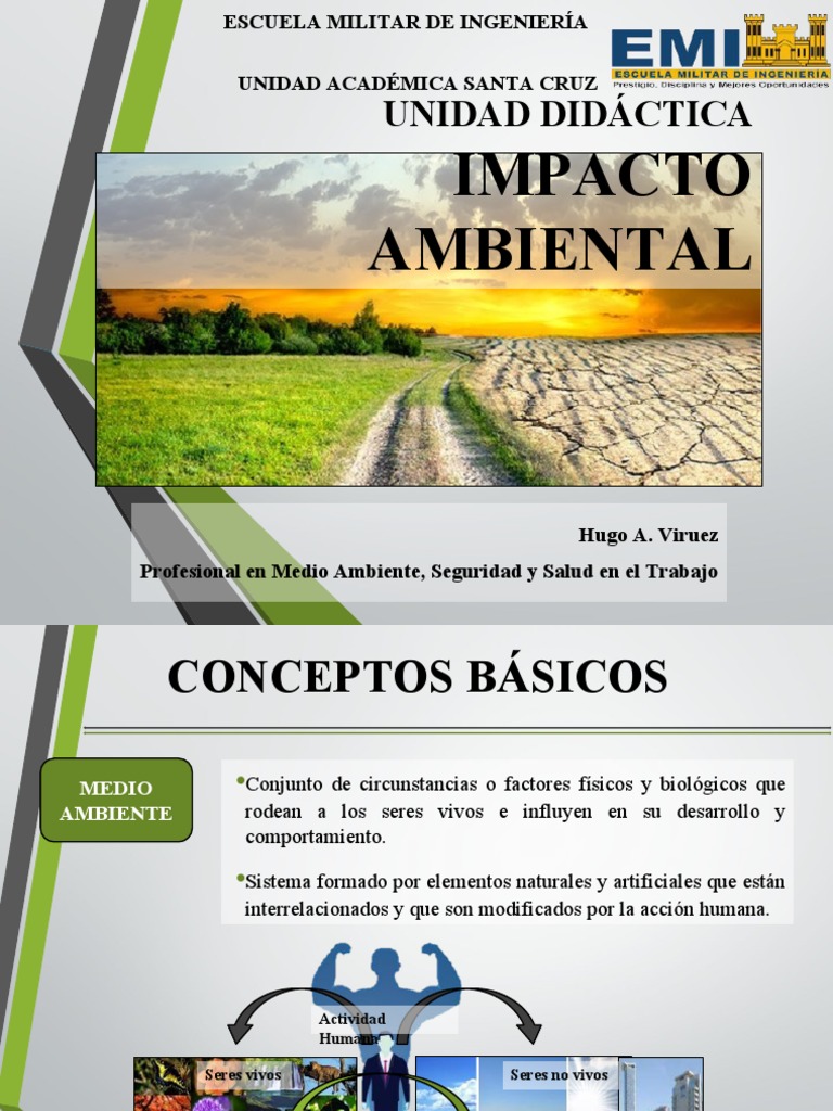 Impacto Ambiental: Conceptos y Tipos | PDF | Entorno natural ...