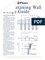 Pole Retaining Wall Design Guide