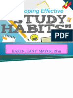Study Habits Webinar