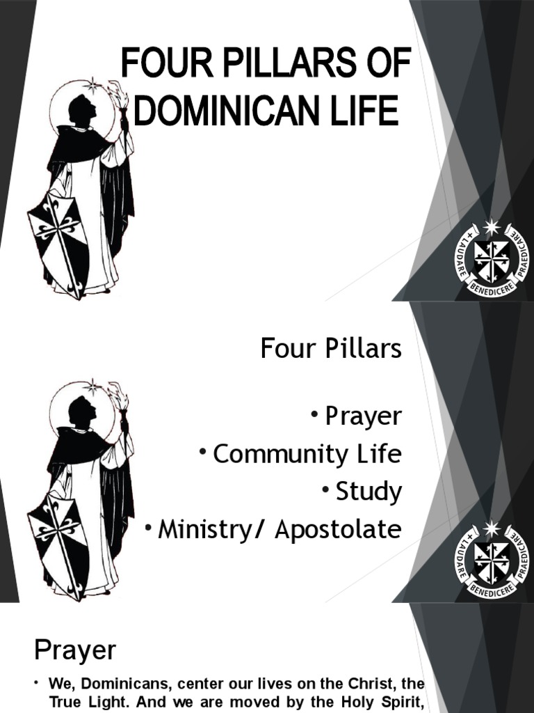 Four Pillars of Dominican Life PDF Dominican Order Prayer