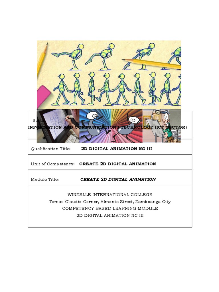 2D Digital Animation NC III Module | PDF | Animation | 2 D Computer ...