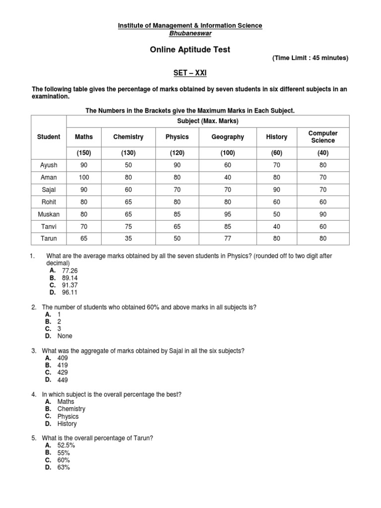 Aptitude Test Pdf , The absolute handbook for understanding aptitude ...
