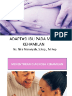 Adaptasi Ibu Pada Masa Kehamilan