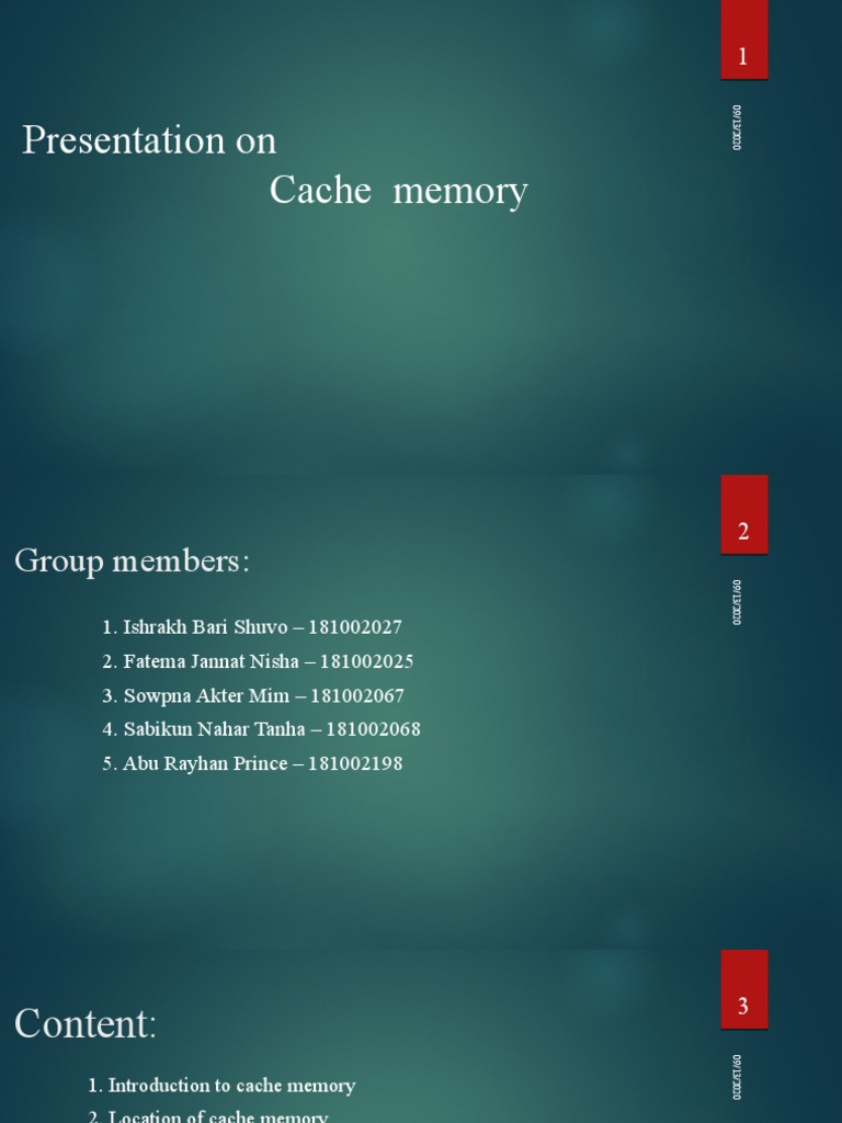 Cache Memory for CS Students | PDF | Cpu Cache | Cache (Computing)