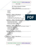 MTH302 - Business Mathematics & Statistics - UnSolved - Final Term Paper - 08