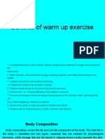 Warm Up and Cool Down Exercises PDF