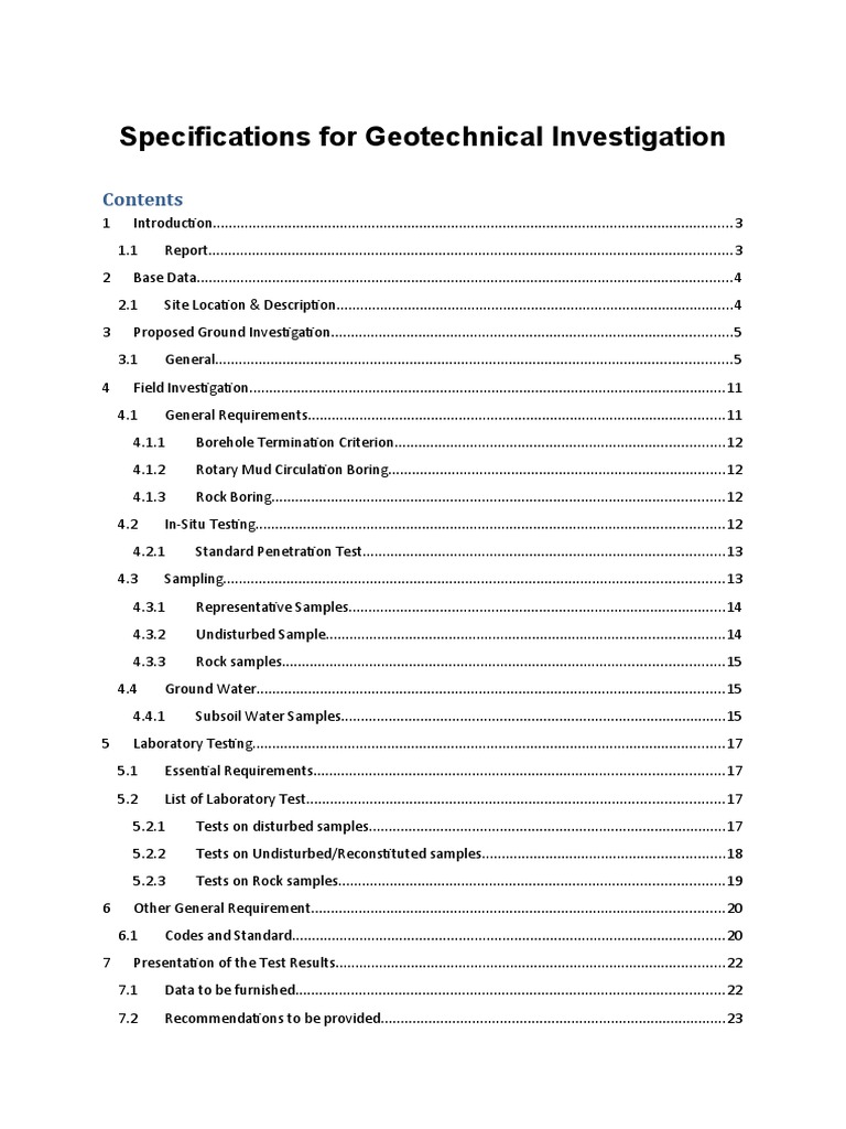 Geotechnical Guide for Metro Line 5 | PDF | Soil | Earth Sciences