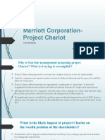 marriott corporation project chariot case solution