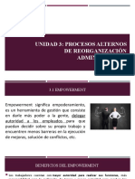 Unidad 3 Procesos Alternos de Reorganizacion Administrativa