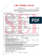 Sei-Ccrc Model Exam: Time: 1 Hr. 30 Mins. Full Marks: 100 P.M. 40