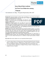 Case Study: Evidence-Based Interventions Enhancing Diabetic Foot Care Behaviors Among Hospitalized DM Patients