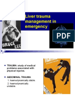 Liver Trauma Management in Emergency