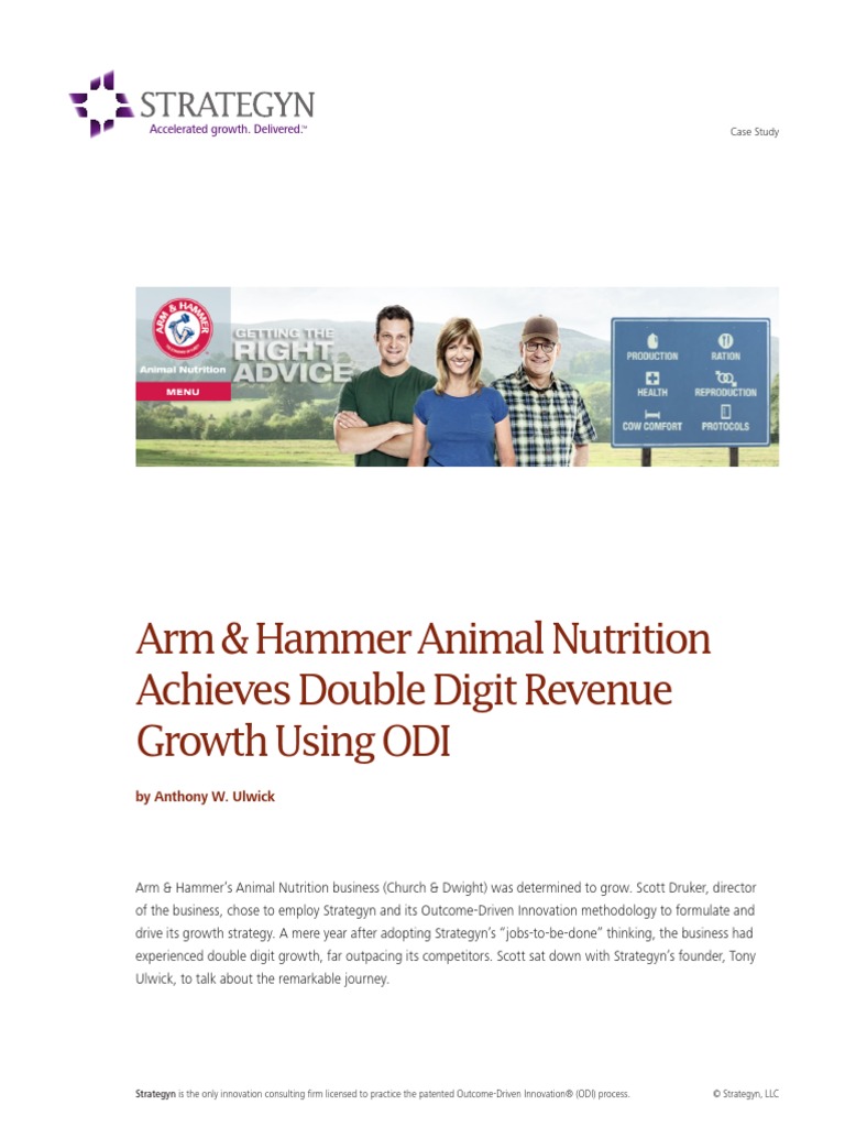 Arm & Hammer Animal Nutrition Achieves Double Digit Revenue Growth