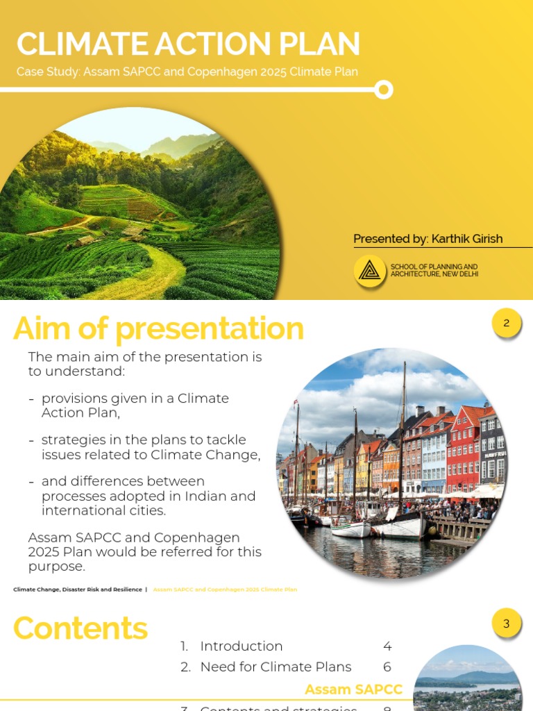 Climate Action Plan Case Study Assam Sapcc And Copenhagen 2025
