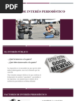 Tema 3 Factores de Interés Periodístico