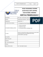 KERTAS Penerangan 1 - ESD 4012 Kemahiran Dinamika