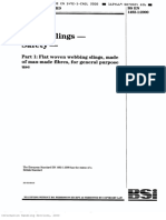 BS en 1492-1-2000 (Flat Woven Webbing Slings From Man Made Fi PDF