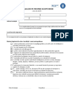 Edit - Declaratie Proprie Raspundere PDF
