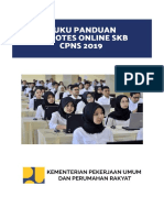 Buku Panduan Peserta CPNS PUPR SKB Psikotes Online PDF