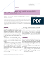 Management of Cancer Pain in Adult Patients: ESMO Clinical Practice Guidelines