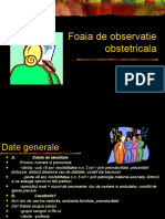 foaia obstetrica