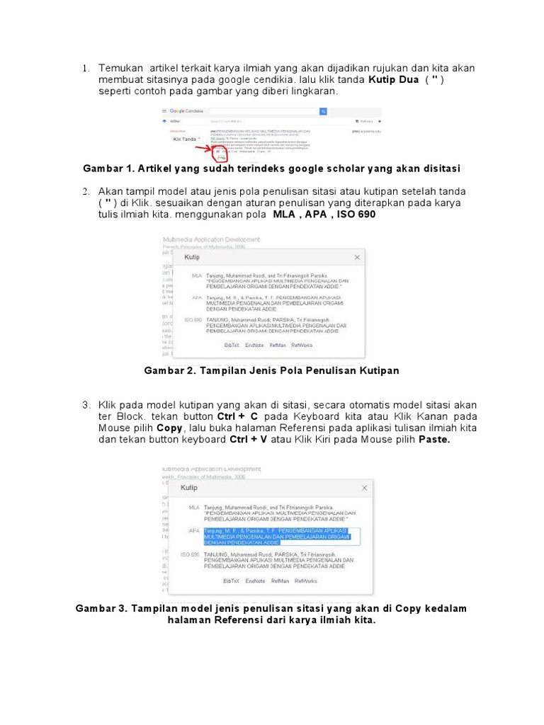 Cara Sitasi Jurnal | PDF