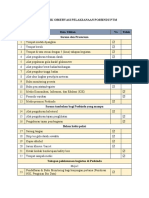 Daftar Tilik Observasi Pandan Kasturi