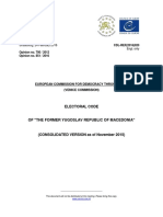 Electoral Code: Strasbourg, 24 February 2016 Engl. Only