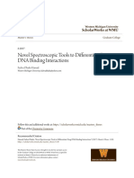 Novel Spectroscopic Tools to Differentiate Drug-DNA Binding Inter