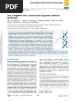 DNA Complexes With Cobalt (II) Phthalocyanine Disodium Disulfonate