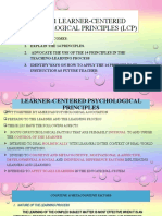 Unit 1 Learner-Centered Psychological Principles (LCP)
