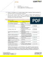 Certyst - Id: Brief Curriculum Vitae