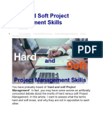 Hard and Soft Project Management Skills