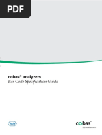 cobas Analyzers Barcode specification Guide